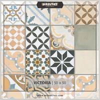 Gambar MilanTiles - HABITAT Victoria 50x50 cm Keramik Lantai Motif Tegel dari dea store-0 undefined 1 Tokopedia