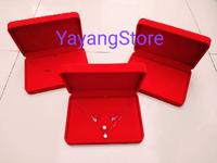 Gambar Kotak Box Tempat Perhiasan Set Seserahan Lamaran Nikah Beludru Merah dari ersya store0 undefined 4 Tokopedia