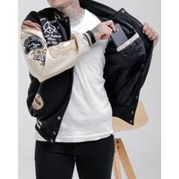 Gambar Jaket Baseball Varsity BONE X09 Full Bordir Series Jaket Varsity Pria - XL dari temansehatistore undefined 4 Tokopedia