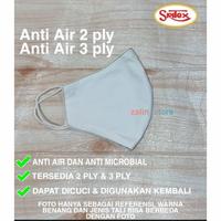 Gambar MASKER SRITEX KAIN PUTIH 2 PLY/LAPIS ANTI AIR ANTI BAKTERI EARLOOP - Sritex 2 Ply dari zalinstore undefined 2 Tokopedia