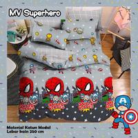 Gambar Kain Katun CVC Meteran Star Sprei Bed Cover Karakter Marvel dari joe sheng store undefined 2 Tokopedia