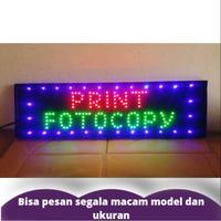 Gambar Plang Iklan lampu led / led sign print fotocopy photocopy dari Digital - Art undefined 1 Tokopedia