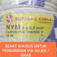 Gambar KABEL SUPREME NYM 3x2,5 mm 50meter GOJEK ONLY 3x2,5 3 x 2.5 dari Wijaya Electric Tehnik undefined 1 Tokopedia