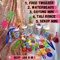 Gambar Mainan Montessori Anak Busy Jar Sensory Play 8 IN 1 Edukasi Motorik. - PINK 3 PAGES dari TRENDIO undefined 5 Tokopedia