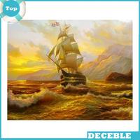 Gambar Ms Diy Lukisan Diamond 5D Dengan Gambar Kapal Layar Untuk Hi dari Magum Store undefined 5 Tokopedia
