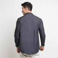 Gambar Kemeja Koko Muslim / Baju Koko Dewasa / Koko Lengan Panjang original - Hitam, M dari Mimphi store undefined 4 Tokopedia