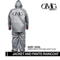 Gambar Jas Hujan Motor Besar Jumbo Big Size XXXL Extra Large OMG Jaket Celana - Biru dari Lbagstoremall undefined 3 Tokopedia