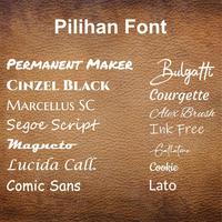 Gambar Gantungan kunci strap kulit asli free custom nama atau logo - Dark brown dari Cimpli Indonesia undefined 5 Tokopedia
