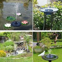Gambar Solar water fountain sun bird bath floating fountain A5X3 dari Mega hias tanaman undefined 4 Tokopedia