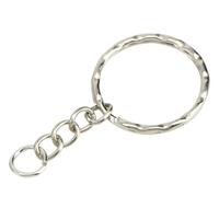 Gambar [FUN]50PCS DIY 25mm Polished Silver Keyring Keychain Split Ring Short dari Mega hias tanaman undefined 3 Tokopedia