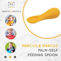 Gambar Marcus&Marcus Palm Self Feeding Spoon Yellow-Peralatan Makan MPASI dari milkbabyonline undefined 2 Tokopedia