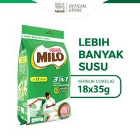Gambar MILO 3in1 ACTIV-GO Susu Coklat Pouch 18x35g dari Anita Mart undefined 1 Tokopedia