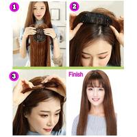 Gambar Ms 3D Bangs Extensions Seamless Head Top Hair Air Bangs Head dari Magum Store undefined 3 Tokopedia