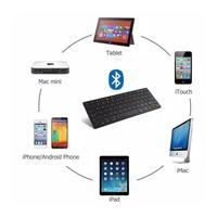 Gambar Keyboard Wireless Bluetooth BK3001 / Portable Slim Thin Design - Hitam dari emarket id undefined 4 Tokopedia