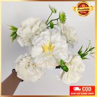 Gambar Bunga Anyelir Carnation Tipe SJ Cabang 5 Artificial Buatan Home Decor - Gold dari Peach Shop 96 undefined 5 Tokopedia