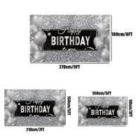Gambar 3 Size Happy Birthday Background Banner Glittering Grey dari Eiliya Store Official undefined 4 Tokopedia