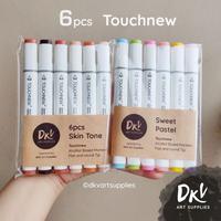 Gambar Touchfive Touchnew Twin Marker Spidol 6 Warna Kulit Skin Pastel dari niicistore undefined 2 Tokopedia
