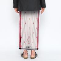 Gambar Sarung BHS Signature Gold Motif Songket Gunung Warna Putih Merah dari SarungBHS undefined 4 Tokopedia