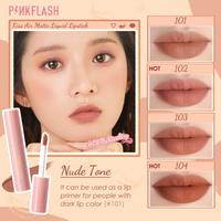 Gambar PINKFLASH LIP & CHEEK DUO MATTE TINT PINK FLASH LIQUID LIPSTICK WATERP - #304 dari WIN SHOP SOLO undefined 3 Tokopedia