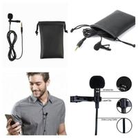Gambar Micropone mic clip on deluxe lavalier wit splitter 3.5mm android smart dari dealan audio undefined 5 Tokopedia