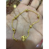 Gambar Gelang emas asli 24K kadar 9999.5 berat ringan 2-10 mas Diskon dari asty storee undefined 5 Tokopedia