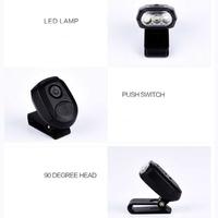 Gambar Senter LED Lampu Mini Kecil Emergency Camping Mancing Clip Jepit Topi - Hitam dari Lbagstoremall undefined 2 Tokopedia