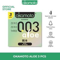 Gambar Kondom Tipis Okamoto 003 Series Bundle - 3 Pcs - (Platinum Aloe Cool) dari Okamoto Indonesia undefined 2 Tokopedia
