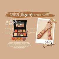 Gambar SALSA Rhapsody Face Palette - Eyeshadow Blush On Contour Highlighter - Amber NEW dari POVSTOREID undefined 4 Tokopedia