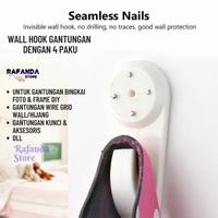 Gambar Wall hook paku pengait bingkai foto wire grid wall gantungan pigura - XL (20x50mm) dari RAFANDA STORE BEKASI undefined 3 Tokopedia