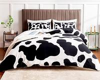 Gambar Cow Print Bedding Set Queen Size 3 Pieces Comforter dari Home and Kitchen USA undefined 2 Tokopedia
