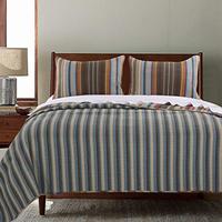 Gambar D&H 3 Piece Brown Tan Red Stripe Southwest Bedding Full Queen Set dari Home and Kitchen USA undefined 4 Tokopedia