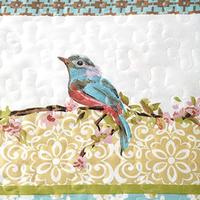 Gambar The Lakeside Collection Bird Whisper Bedding Quilt Set dari Home and Kitchen USA undefined 2 Tokopedia
