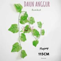 Gambar daun anggur artificial dekorasi daun rambat sintetis plastik - 230cm dari REVANISTAR DISPLAY undefined 2 Tokopedia