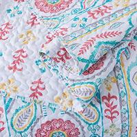 Gambar SLPR Coral Pop 3-Piece Bedding Quilt Set - King with 2 Shams dari Home and Kitchen USA undefined 2 Tokopedia