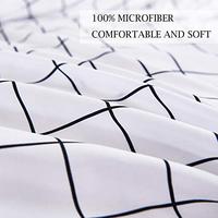 Gambar Nanko Queen Duvet Cover Set Grid, 90x90 Soft Bedding Cover dari Home and Kitchen USA undefined 4 Tokopedia