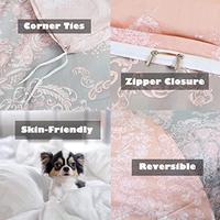 Gambar Brandream Blush Pink Bedding Sets Queen Size 100% Cotton dari Home and Kitchen USA undefined 2 Tokopedia