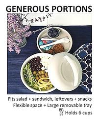 Gambar Bento Salad Container, Lunch Bowl for Salads | Bento Lunch-Box dari Home and Kitchen USA undefined 5 Tokopedia