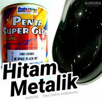 Gambar Cat Hitam Metalik Penta Super Gloss Space Black Metallic Metalic dari Aurora paint shop undefined 1 Tokopedia
