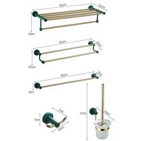 Gambar CS Aksesoris Rak Toilet Bahan Tembaga Warna Hijau-Emas tuk Kamar Mandi - Kait Mantel dari CAHAYA STORE-ID undefined 5 Tokopedia