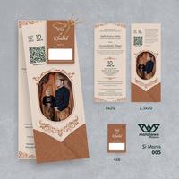 Gambar Cetak Undangan Pernikahan Vintage, Rustic, Elegan, Unik, Si Manis 005 - SI.MAINIS-005, BC dari MATALAWA PICTURES undefined 1 Tokopedia