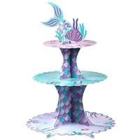 Gambar Mermaid Cake Stand 3 Tier Mermaid Party Supplies Mermaid Tail dari Home and Kitchen USA undefined 1 Tokopedia