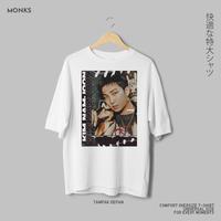 Gambar MONKS GLOBAL Kaos Oversize Unisex Laki Laki Perempuan Kaws shirt pria - 74, PUTIH S-M DPN dari elegantessence undefined 2 Tokopedia
