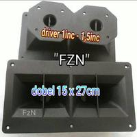 Gambar Horn Tweeter double 15x27 Almunium - Corong tweter driver twiter dari gamilashop1 undefined 1 Tokopedia