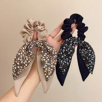 Gambar Ikat Rambut Scrunchie Korea Perempuan Pita Motif Bunga Aksesoris AK177 - AK177-2 COKLAT dari NOMIDE STORE undefined 4 Tokopedia