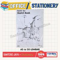 Gambar REFILL Sketch Book A3 LYRA - Isi Ulang Buku Sketsa 30 Lembar 30x42 cm dari Santoso Jaya Book Store undefined 1 Tokopedia
