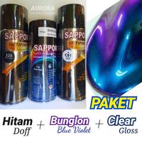 Gambar S26 Bunglon 3 PAKET Pilox Hitam 7724 pilok Cat Khameleon Biru 3D Ungu dari Syariahshop15 undefined 1 Tokopedia