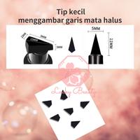 Gambar Harumi Segitiga Eyeliner Stamp Cair 2 In 1 Waterproof Liquid Eyeliner dari Harumi Beauty undefined 2 Tokopedia