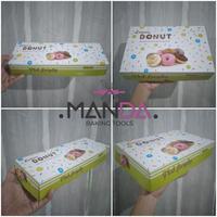 Gambar Kardus dus kotak box donat warna hijau untuk isi 6 pcs/3 pcs - 26,5x18x5,5 cm dari TobakuLuis undefined 1 Tokopedia