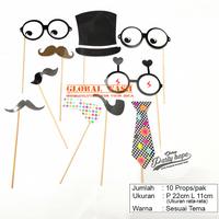 Gambar Photo Props / photo property narsis / aksesoris foto boot / fun props - Natal-B dari GLOBAL FASH undefined 3 Tokopedia