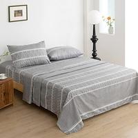 Gambar Lekesky Queen Bed Sheet Set Ultra Soft Bedding Sheet-Grey dari Home and Kitchen USA undefined 1 Tokopedia